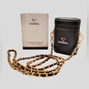 CHANEL No.1 Black Crossbody Lipstick/Card/Key/Cash NWB GWP